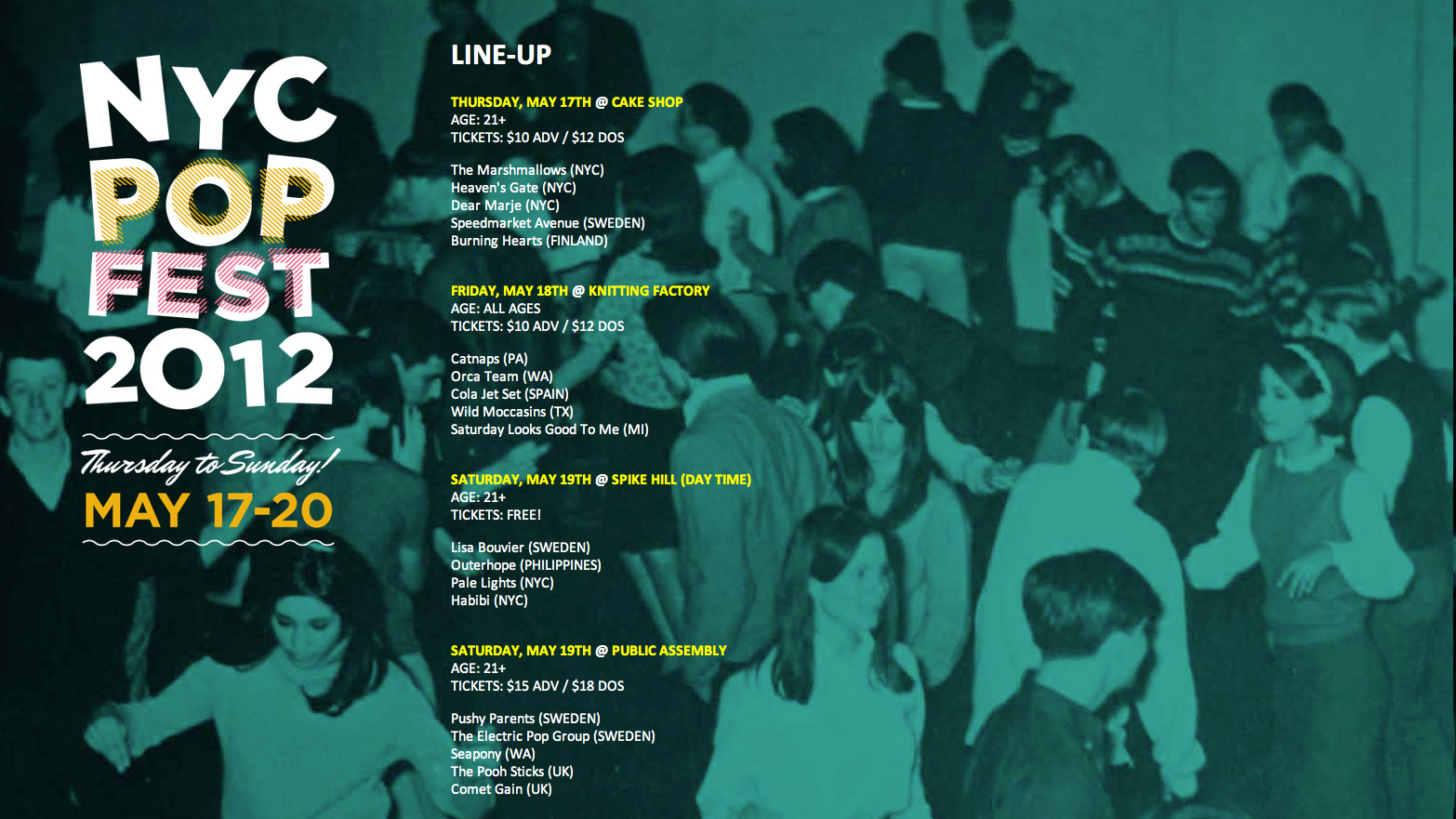 Imagen destacada de noticia: COLA JET SET: Al New York City Popfest [NYC] con nueva formación